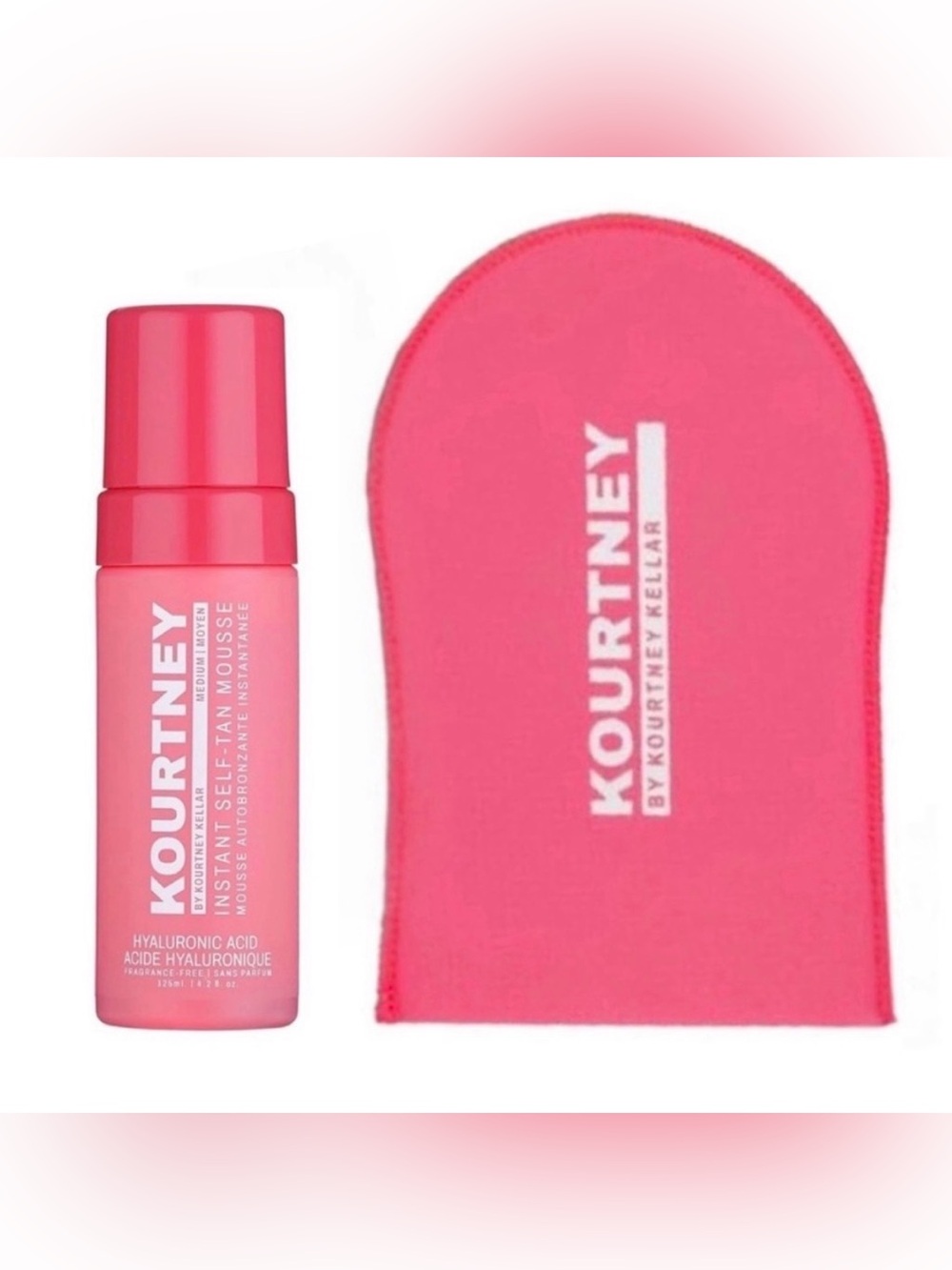 Kourtney Kellar Self-Tan Mousse with Mitt - Medium